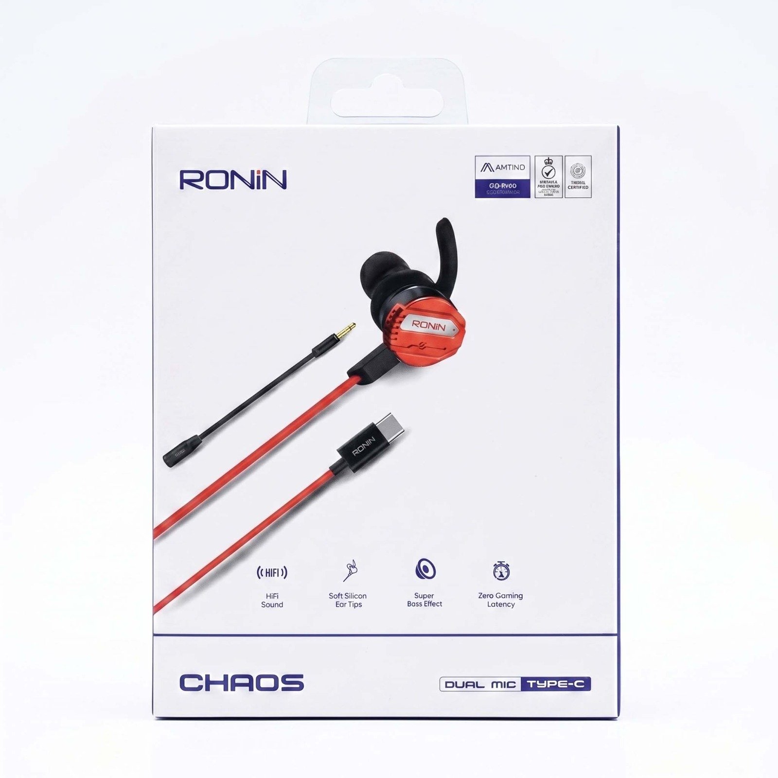 RONIN R-007 CHAOS Gaming Earphones