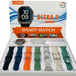 TLTM Ultra 2 Smart Watch – 7 in 1 / 10 in 1 Straps Edition with Wireless Earbuds