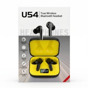 U54 True Wireless Earbuds with LED Display & Magnetic Charging Case