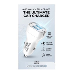 AMB 4.5A Dual USB Fast Car Charger
